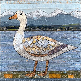 新西兰彩绘手绘装饰画