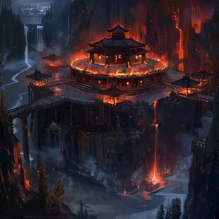 古风场景概念图