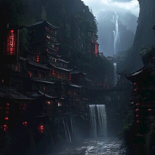 湘西唯美夜景