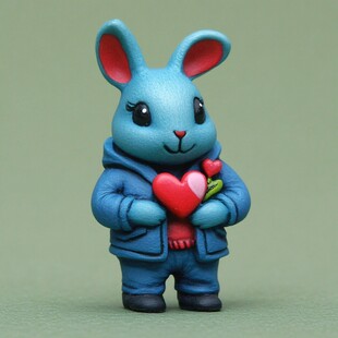 3d兔子模型