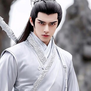 古代帅气大侠端面头像