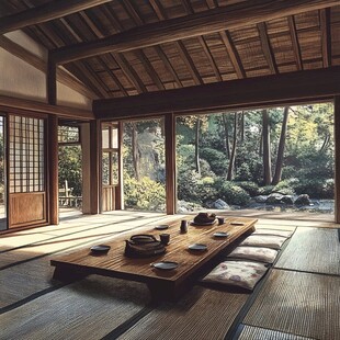 日本风格原木风格高端