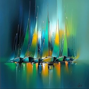 一帆风顺装饰画