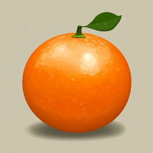 沃柑手绘素材