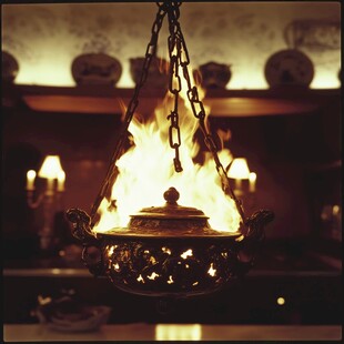 煤油吊灯