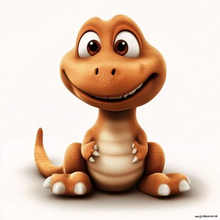 呆萌小恐龙形象