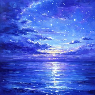 抽象写意星辰大海