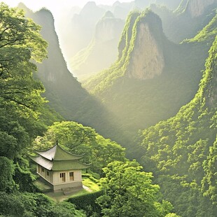 山林深山禅寺