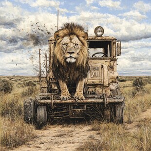 雄狮油画