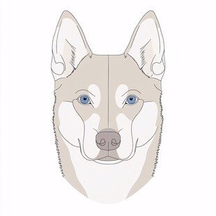 原创卡通柯基犬