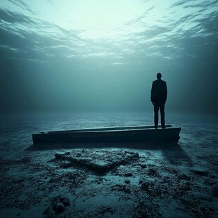 孤身一人背景素材