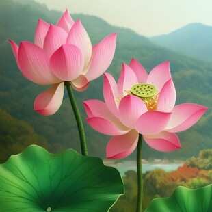 荷花高清电脑桌面壁纸