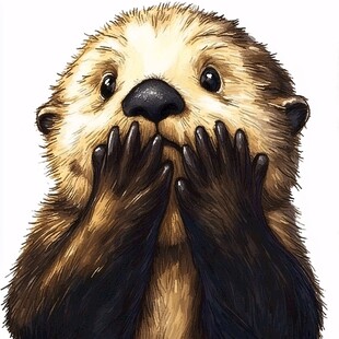土拨鼠插画
