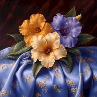 布匹花卉图片素材下载