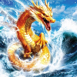 龙吐水壁纸