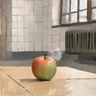油画感苹果