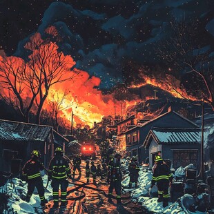 消防救灾场景