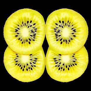 猕猴桃黑底图