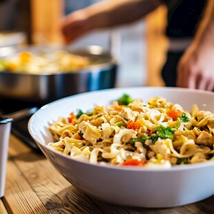 面食打卤面手擀面拌面