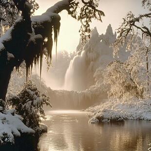 冬日雪景壁纸