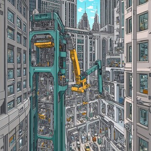 制造业插画