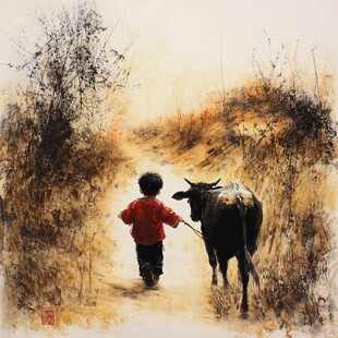 放牛的童年