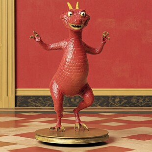 龙年彩灯肥宅小鳄