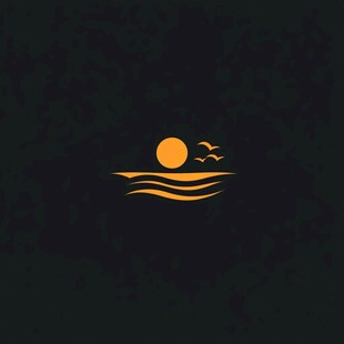 海上落日logo