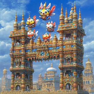 梦幻城堡建筑
