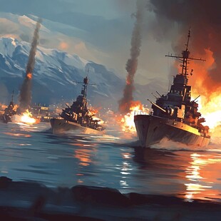 海战场景图