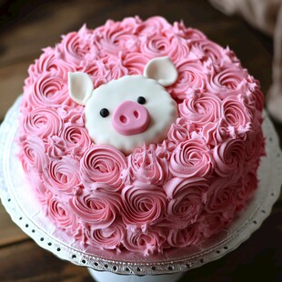 猪型蛋糕