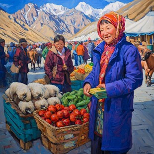 新疆水彩2019新疆