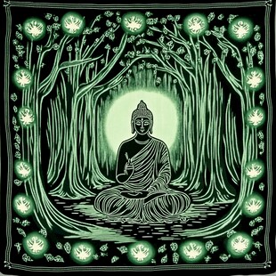 释迦牟尼菩提树下成佛