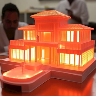 3d打印建筑模型