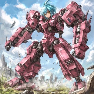 未来机甲人物形象