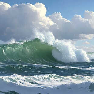 乘风破浪立体效果