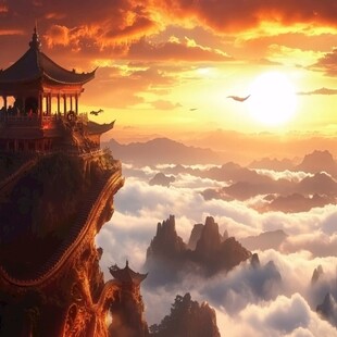 古风仙境天上宫阙