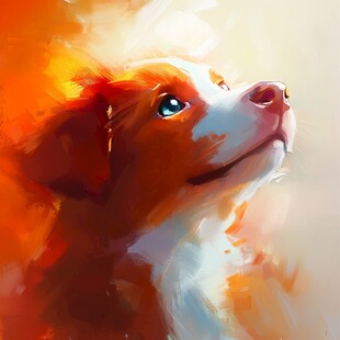 比格犬插画