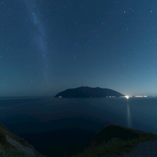 贝加尔湖夜景