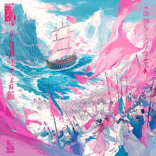 乘风破浪包装插画