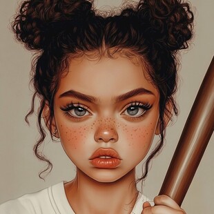 写实人物插画