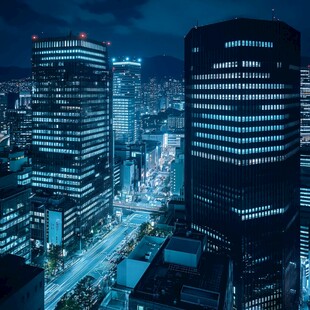 日本都市夜景