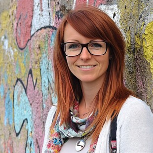 放松一个人与他人的微笑