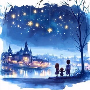 梦幻唯美童话童年美梦
