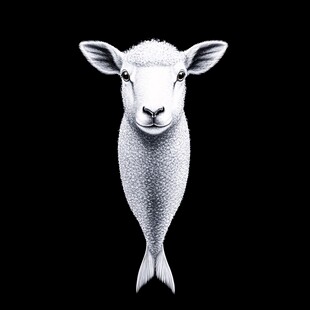 原创手绘羊