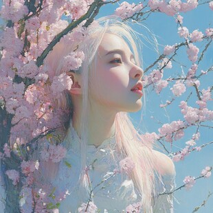 粉色头发少女