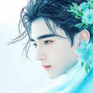 原创手绘古装美男