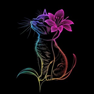 猫与花logo