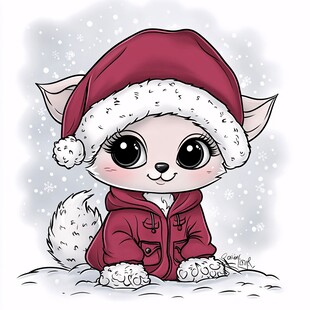 q版雪狐