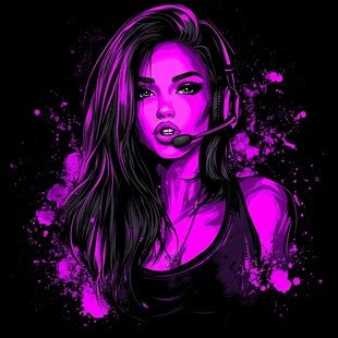 女djlogo